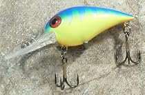 JLVLures Shallow Crankbait Blue Bream : Diver Lures JLV Freshwater Smallmouth Steelhead Pike Salmon Trout Perch Whiper Mid Depth Walleye Casting Bass Hook Treble Bronze Boat Dock Brook Bay Fatty Stump River Trolling Weed Surface Topwater Shad
