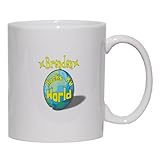 Brenden Rocks My World Mug for Coffee / Hot Beverage 11 oz. BLUE