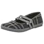 Volatile Women's Bitsy Tartan,Gray,8 M