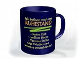 Kaffeetasse - Ich befinde mich im RUHESTAND