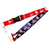 St Louis Cardinals Reversible Clip Lanyard Keychain Id Ticket Holder