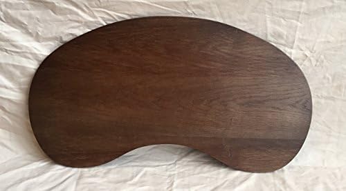 Handmade Executive Wooden LapDesk: Walnut Stain on Hickory Wood (Item #IM1)