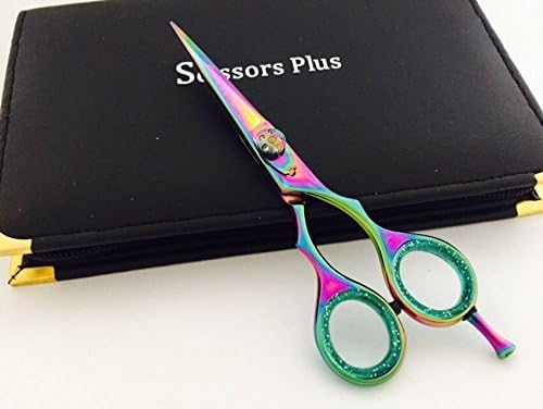 5.5" Professional Barber Razor Edge Titanium Coated Hair Cutting Shears Scissors,hair Stylist,hair Dressing,hair Grooming Shears