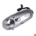 Dorcy 41-4274 Dynamo Rechargeable AM FM Radio Flashlight with Emergency Siren and Hand Crank, 7.5-Lumens, Silver Finish