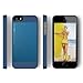 elago iPhone SE case, [Outift Matrix][Jean Indigo/Blue] - [Premium Hybrid Construction][Diamond-Cut Aluminum][Spark Design Award] - for iPhone SE/5/5S