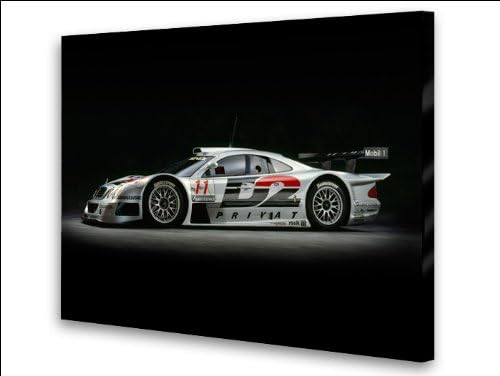 Archival Canvas and Photographic Limited Edition Art Print Merc CLK-GTR Side - 1998 28" x 36"
