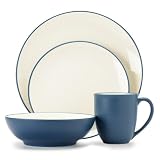 41cbw1H1EYL. SL160  Noritake Colorwave Blue 4 Piece Place Setting