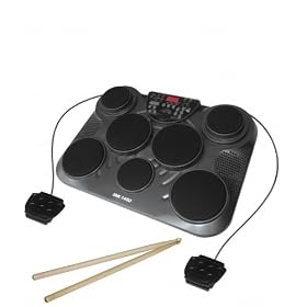 Singing Machine SMI-1450 Complete 7-Pad Digital Drum Kit Package