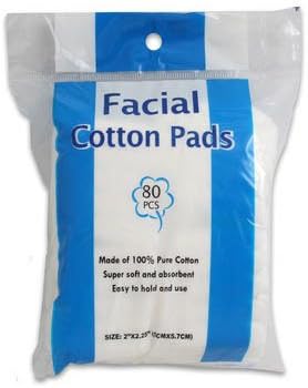 Facial Cotton Pads 80 Pcs