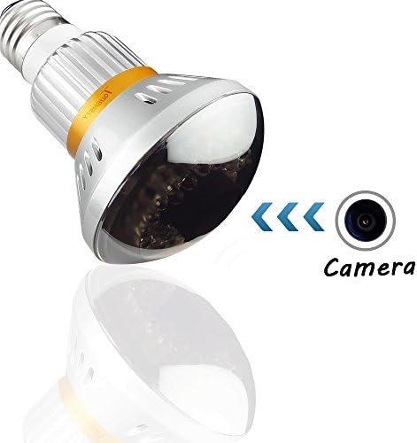 Spy camera P2P Wifi IP Camera Mirror Bulb Hidden Camera Motion Activated Camcorder Security DVR for Android IOS APP Remote View