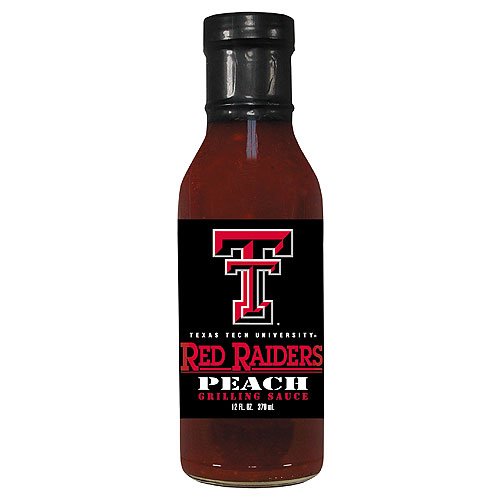Texas Tech Red Raiders NCAA Peach Grilling Sauce - 12oz by Hot Sauce Harry