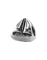 Zable(tm) Sterling Silver Sailboat Bead / Charm