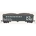 N RTR 90Ton 3-Bay Hopper, Ontario Northern #6008