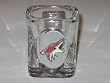 PHOENIX COYOTES Team Logo SHOT GLASS with Pewter Logo