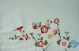 Ume Embroidered Sky Grey Placemat