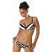 Heißer PushUp - Bikini mit Punkten (HS0304) in schwarz - weiß, Gr. 36