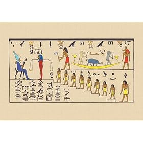 Buyenlarge 15019-xG24x36 Osiris Attended by the Guardian of the Balance 24x36 Giclee