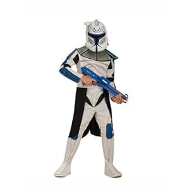 Rubies Costume Star Wars Clone Wars Clone Trooper Child's Captain Rex Costume, Medium