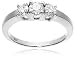 14k White or Yellow Gold Round 3-Stone Diamond Ring (3/4 cttw, I-J Color, I1-I2 Clarity)