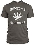 Vintage Distressed Newcomb Marijuana Tri-Blend T-Shirt