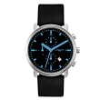 Jorg Gray 1460 Chronograph - Stainless Steel - Blue Indexes - Leather Strap from JorgGray