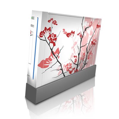 Pink Tranquility Design Skin Decal Sticker for Nintendo Wii Body Console