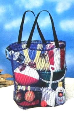 Deluxe Mesh Carry All Beach Bag