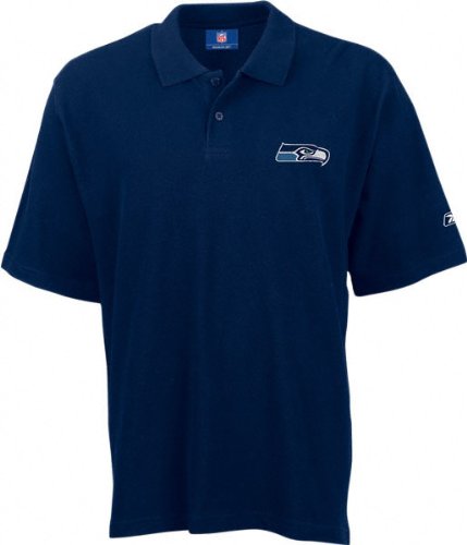 Seattle Seahawks Navy RA Polo