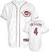 Brandon Phillips Jersey: Adult 2010 Majestic Home White Replica #4 Cincinnati Reds Jersey - Small