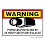 SECURITY SURVEILLANCE SIGNS ~Sign~burglar video warning