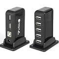 High Speed 7 Port USB 2.0 HUB+UK AC Power Adapter Cable
