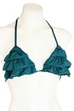 JUICY COUTURE Women's Y41851 Polynesian Ruffle Triangle Bikini Top