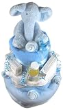 Ultimate 3 Tier Nappy Cake - Baby Boy Blue (With Organic Products!)