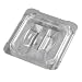 Carlisle 10310U07 Clear 6-3/4-Inch by 6-3/8-Inch TopNotch Universal Handled Lid (Case of 6)