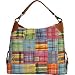 Dooney Bourke Madras "Ants" Shoulder Sac Bag