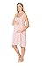 Baby Be Mine Maternity Nursing Gown Sleeveless Nightgown Pregnancy (Large, Sophie)
