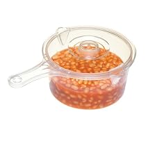 Kitchen Craft Microwave Cookware Saucepan with Lid, 900 ml,  Stain Resistant
