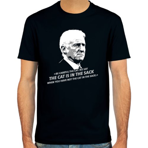 T-Shirt Giovanni Trapattoni ::: Farbauswahl: deepred, schwarz, oliv oder navy ::: Größen: S-XXL ::: Fußball-Kult