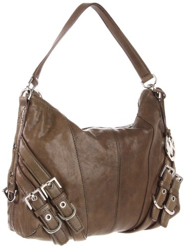 Michael Kors Loden Leather Milo Medium Convertible Shoulder Bag Handbag