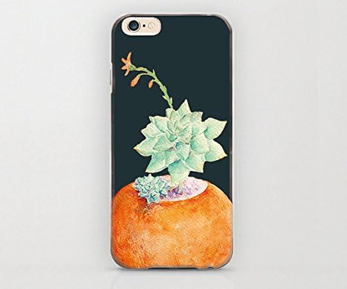 Succulent iPhone 6 Case Flower Pot Phone Case Cactus or Desert Theme Terracotta Spanish Influence