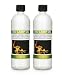 2 Bottles, Danish Clean Green Oil for Lamp Candle Light Lantern BBQ Torch Fireplace, Vegetable Oil Not Petroleum, 750ml, 2 Count