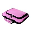 Sony DVP-FX930 9-Inch Portable DVD Player Fitted CaseCrown Premium Double Memory Foam Case (Pink Nylon Pocket)