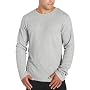Calvin Klein Men's Textured Cotton Modal Long Sleeve Crew