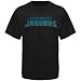 Reebok Jacksonville Jaguars Black Basic Wordmark T-shirt Image of Reebok Jacksonville Jaguars Black Basic Wordmark T-shirt