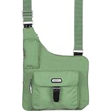 baggallini Uptown Bagg - Crinkle Nylon (Meadow Green/Mimosa)