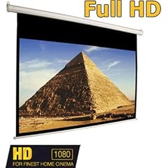 Hochwertige HDTV Motor Leinwand von GOLIATH mit Funk Fernbedienung 200x112cm 16:9 AV-LW01