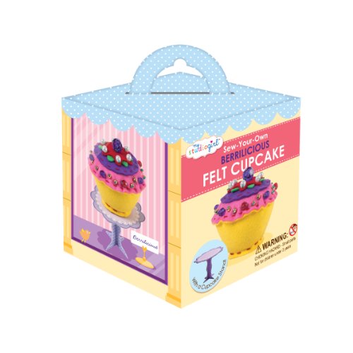 My Studio Girl Felt Cupcakes - Berrilicious