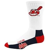 Cleveland Indians White (506) 10-13 Tall Socks