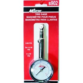 Milton Dial Type Tire Gauge - 60 PSI