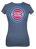 Detroit Pistons Women's Hardwood Classic Cap Sleeve Tee